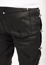 Obsidian Black Aviation Clasp Denim