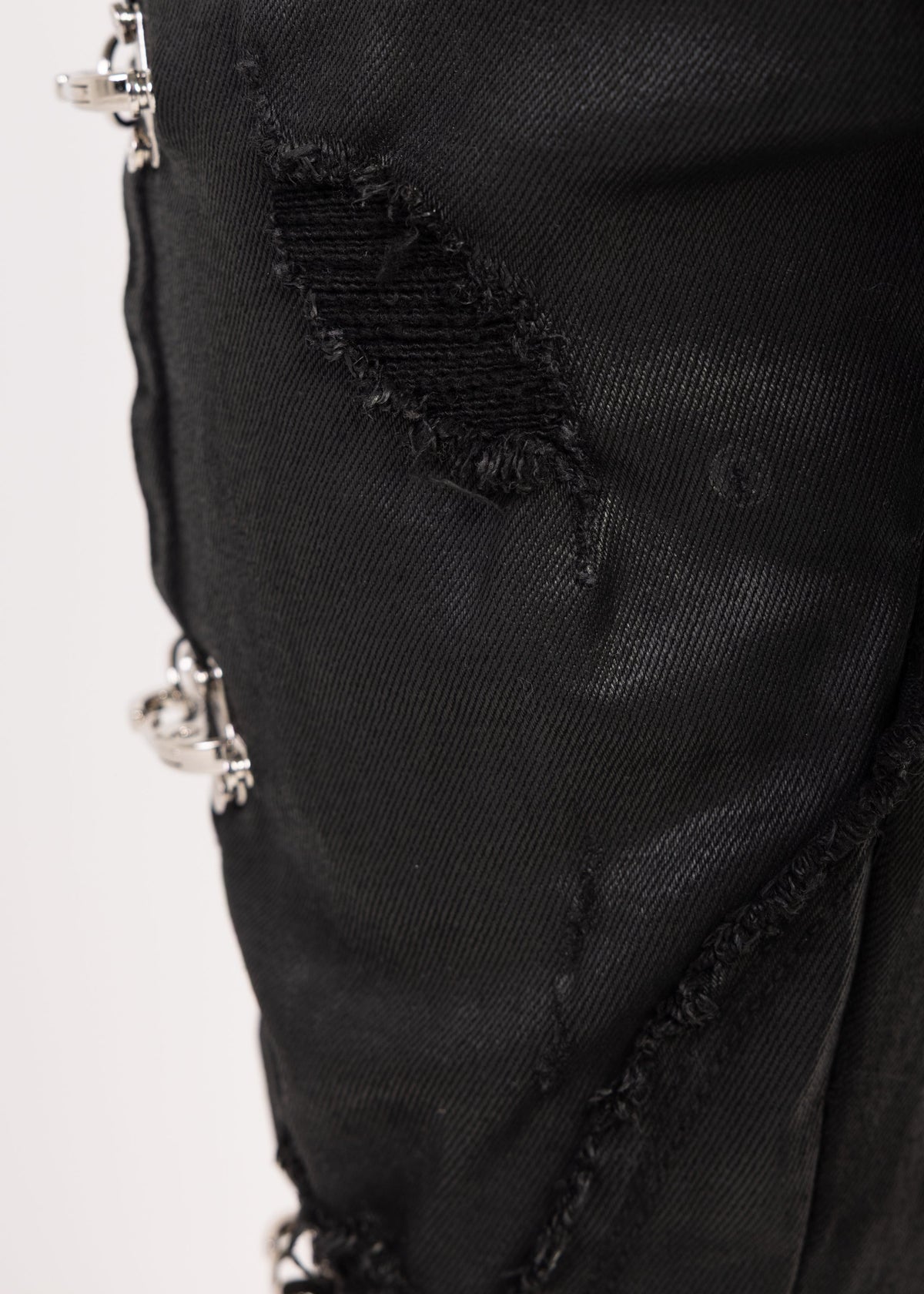 Obsidian Black Aviation Clasp Denim