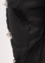 Obsidian Black Aviation Clasp Denim