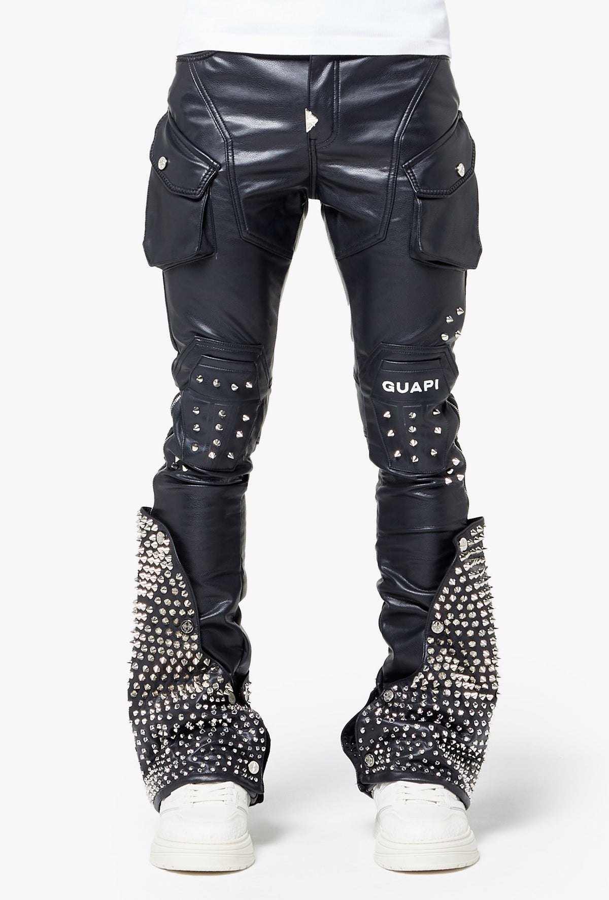 Black Coffin Arc Leather Pant V2