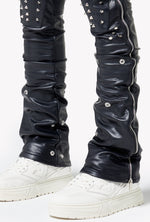 Black Coffin Arc Leather Pant V2
