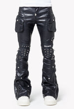 Black Coffin Arc Leather Pant V2