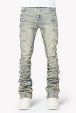 Vintage Blue Aviation Clasp Denim