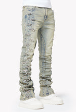 Vintage Blue Aviation Clasp Denim