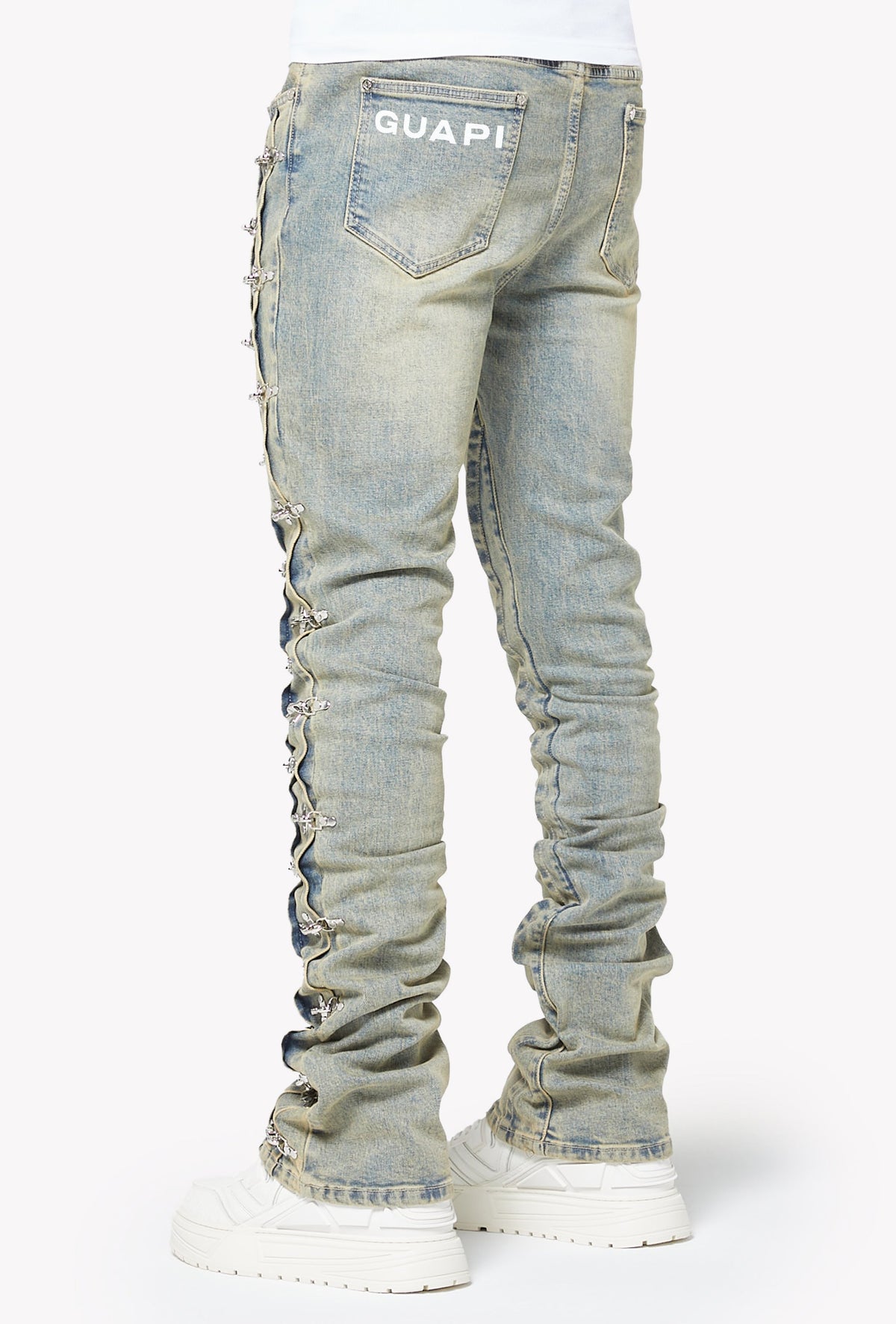 Vintage Blue Aviation Clasp Denim