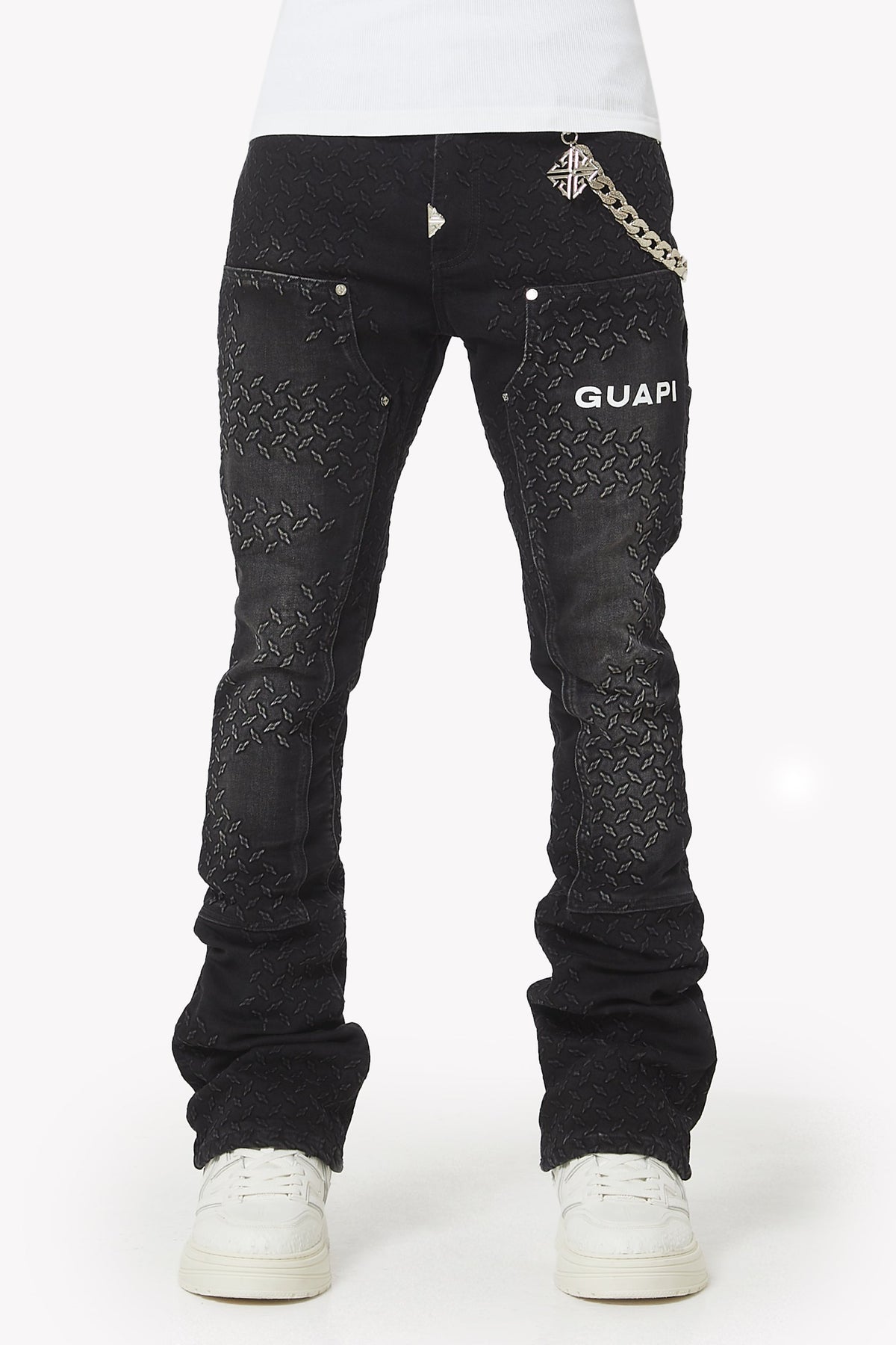 Obsidian Black Steel Plate Carpenter Denim