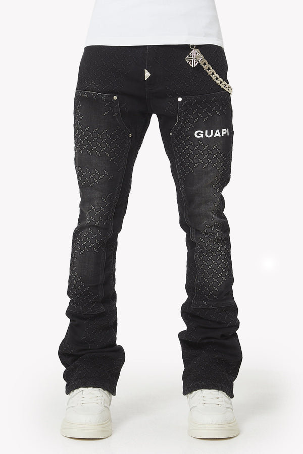Obsidian Black Steel Plate Carpenter Denim