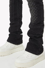 Obsidian Black Steel Plate Carpenter Denim