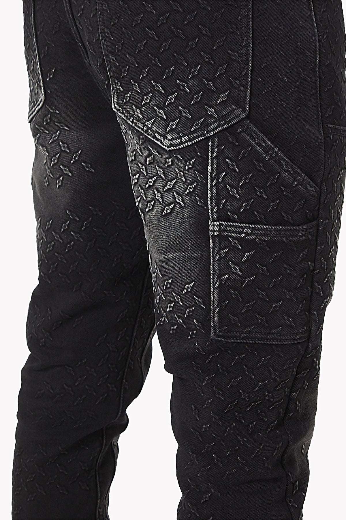 Obsidian Black Steel Plate Carpenter Denim