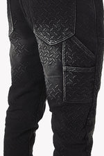 Obsidian Black Steel Plate Carpenter Denim