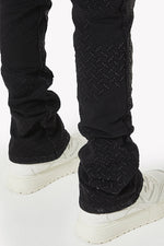 Obsidian Black Steel Plate Carpenter Denim