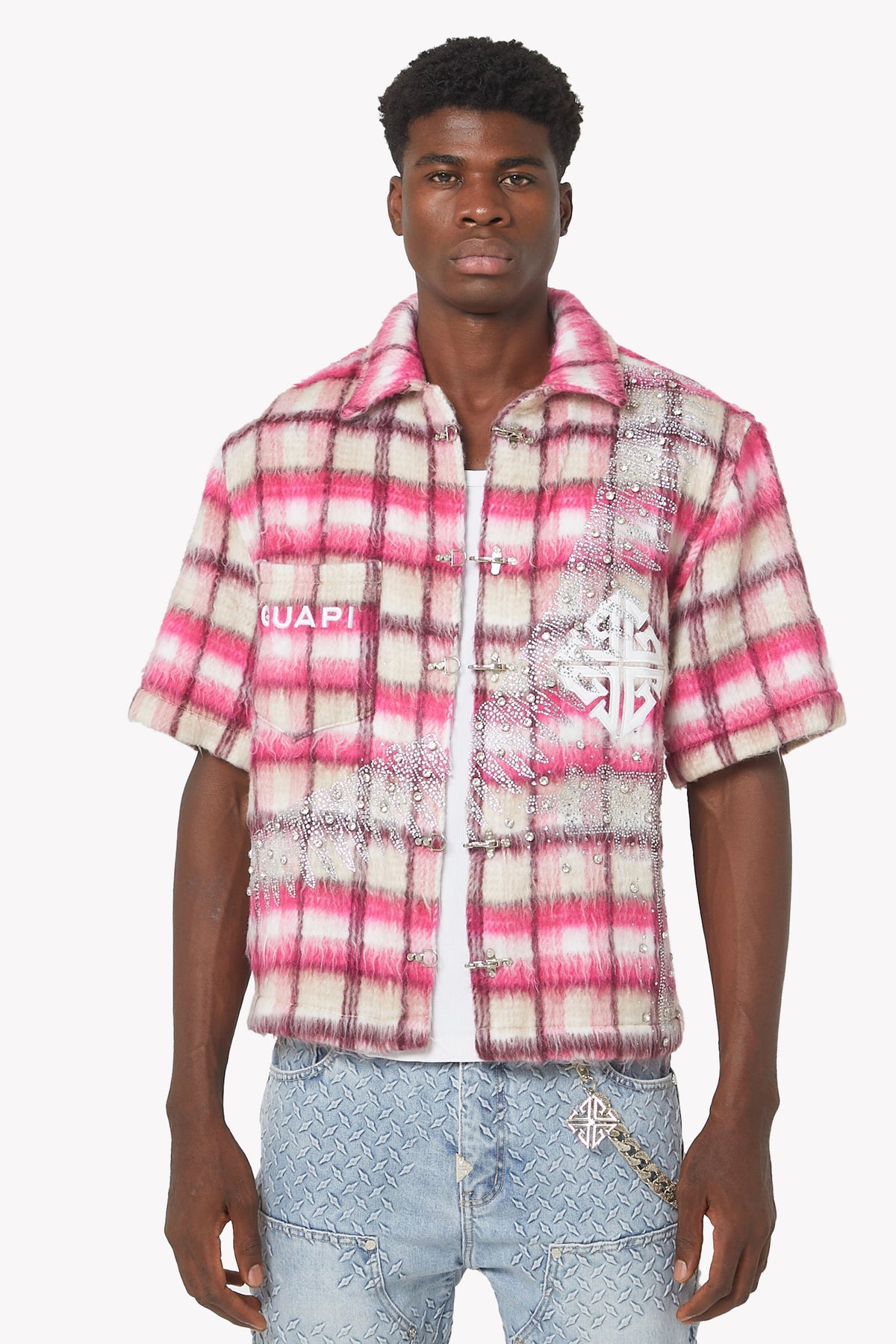 French Rose Uzi Flannel