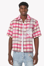 French Rose Uzi Flannel