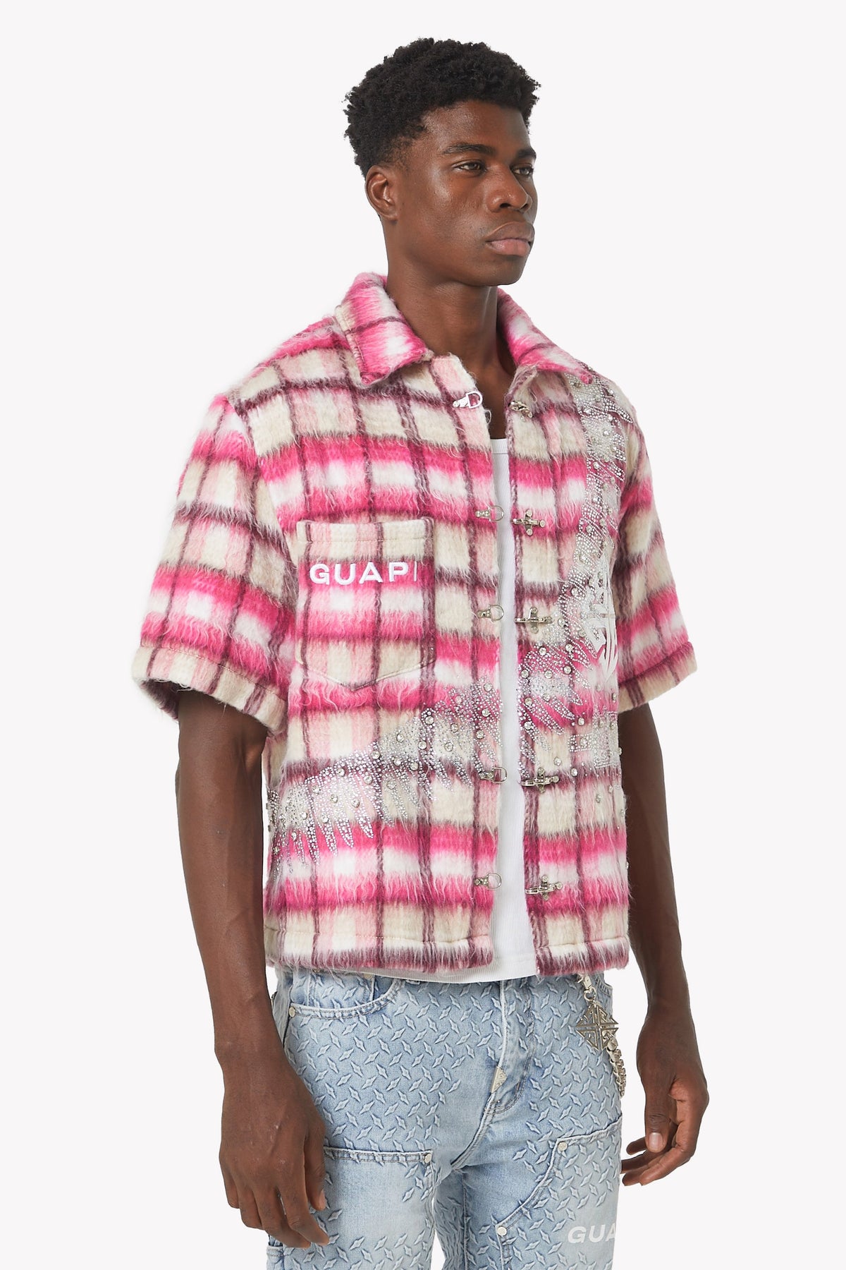French Rose Uzi Flannel